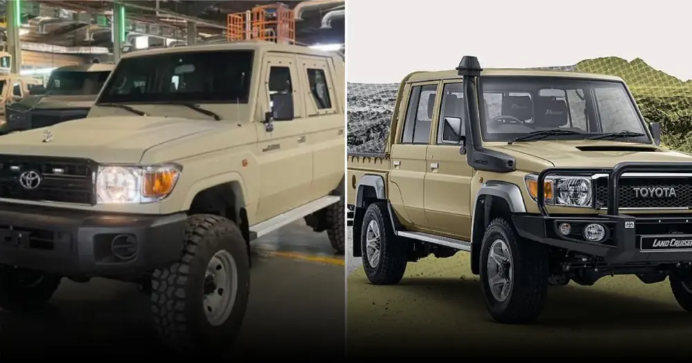 Необычный Toyota Land Cruiser 79 появился в России